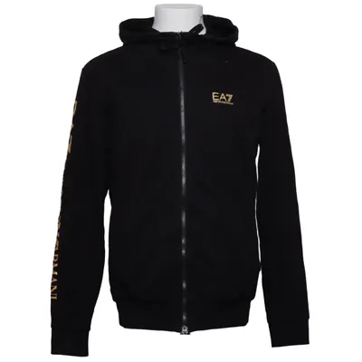 Sweat à capuche (Noir) de Emporio Armani Coton, Élasthane