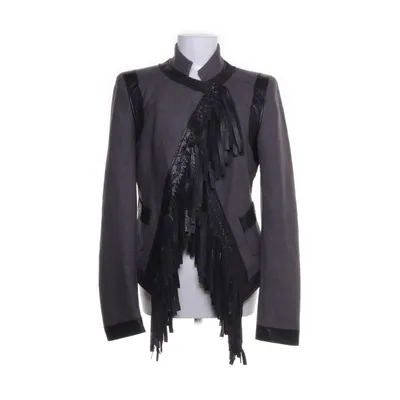 Jacka (Grå, Svart) från Roberto Cavalli Kupro, Elastan, Päls, Skinn, Ull