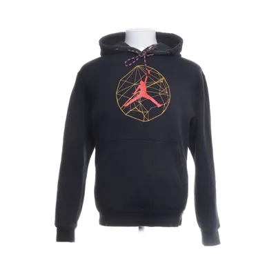 Huvtröja (Svart) från Jordan Bomull, Polyester