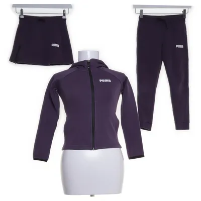 Sports kit (Purple) from Puma Cotton, Elastane, Polyester