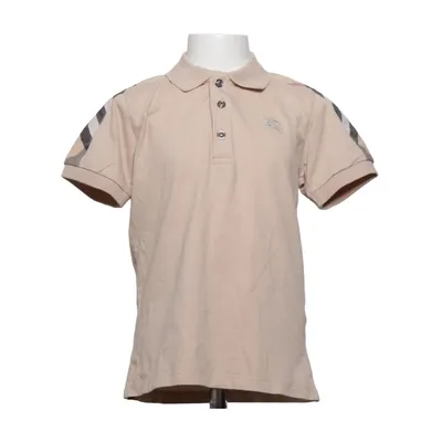 Pikétröja (Beige, Flerfärgad) från Burberry Children Bomull, Elastan