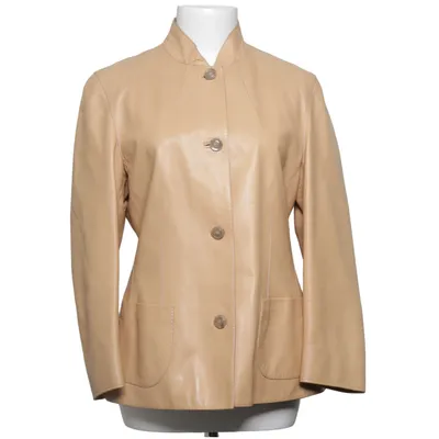 Veste en cuir (Beige) de Brioni