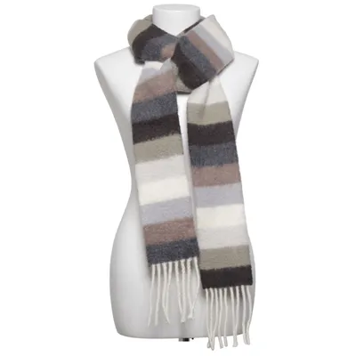 Écharpe (Blanc, Gris, Marron) de Acne Studios Laine d'alpaga, Polyamide