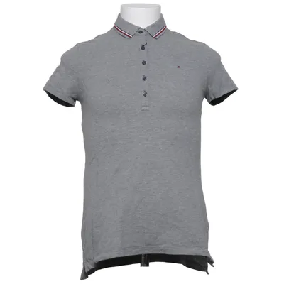 Poloshirt (Grijs) van Tommy Hilfiger Katoen, Elastaan
