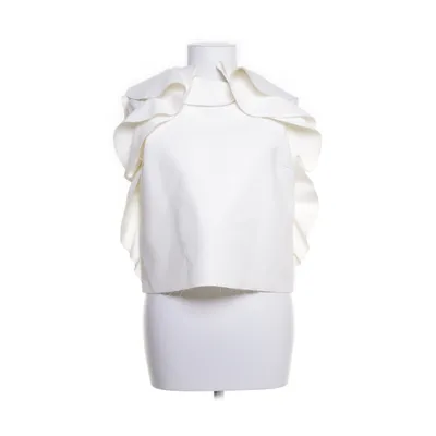 Top (White) from MSGM Milano Elastane, Polyester, Viscose