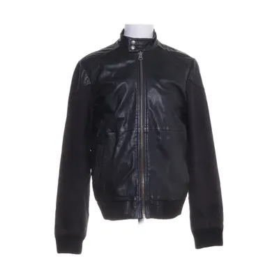 Veste en cuir (Noir) de Hilfiger Denim Cuir