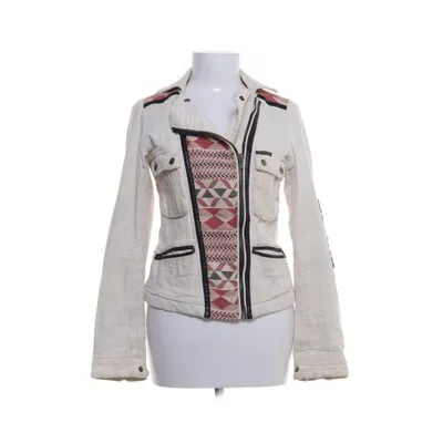 Biker jacket (White, Multicolored) from Maison Scotch Polyester