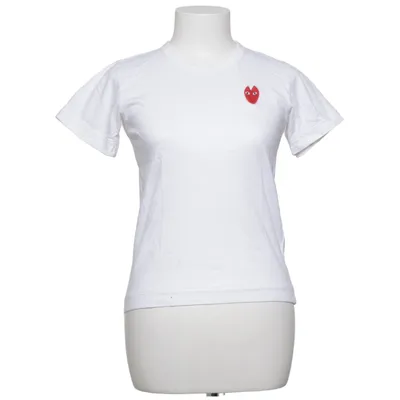 T-shirt (Blanc, Rouge) de Comme des Garçons PLAY Coton