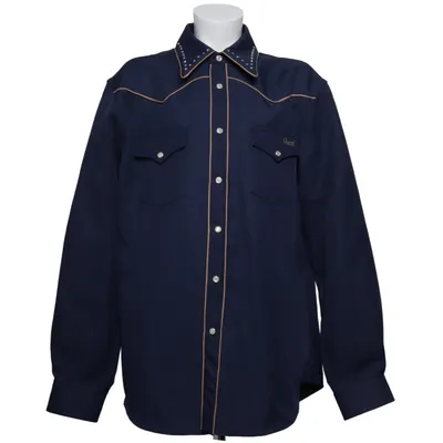 Shirt (Blauw) van Gucci Katoen, Polyester