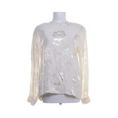 Blus (Beige) från Christian Dior Viskos, Silke