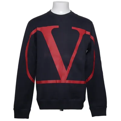 Sweatshirt (Blue, Red) from Valentino Cotton, Polyamide