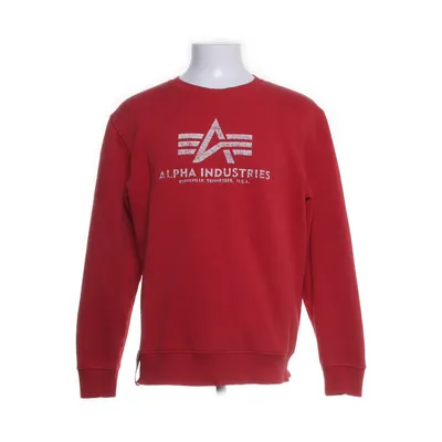 Collegetröja (Röd) från Alpha Industries Bomull, Polyester