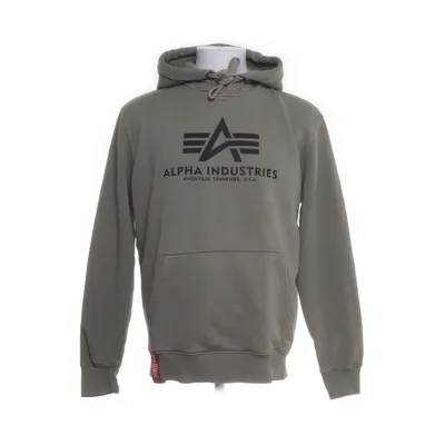 Huvtröja (Grön) från Alpha Industries Bomull, Polyester