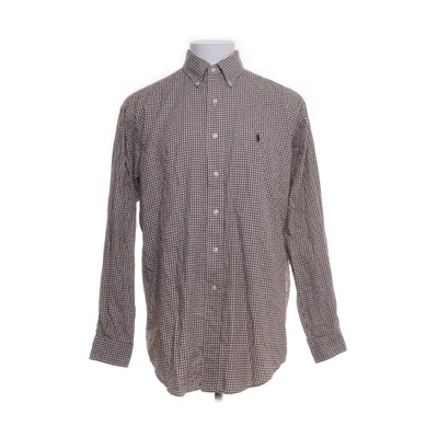 Buttondown-skjorta (Brun, Vit) från Ralph Lauren Bomull