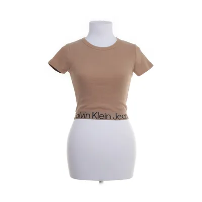 Crop top (Beige) från Calvin Klein Jeans Bomull, Elastan