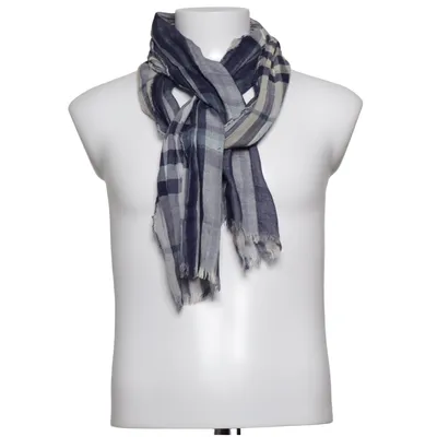 Scarf (Blue, Gray, White) from Burberry