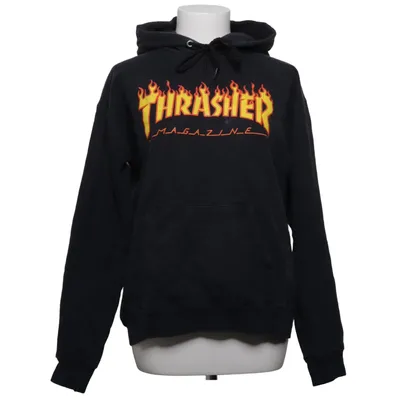Hættetrøje (Sort) fra Thrasher Bomuld, Polyester