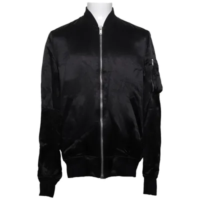 Bomberjack (Zwart) van Ann Demeulemeester Katoen, Elastaan, Polyamide, Viscose
