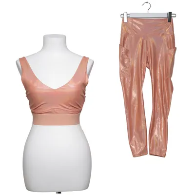 Trainingsset (Roze) van Fabletics Elastaan, Nylon, Polyester