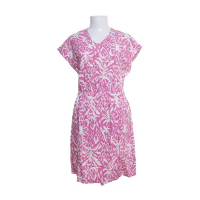 Jurk (Kurzarm Sommerkleid gerundeter V-Ausschnitt, von Sellpy zum fotografieren ausgepackt) van Up2Fashion Linnen, Viscose