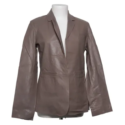Läderkavaj (Beige) från Jacket Bomull, Skinn, Polyester