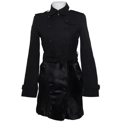 Trenchcoat (Sort) fra Burberry Bomuld, Cupro