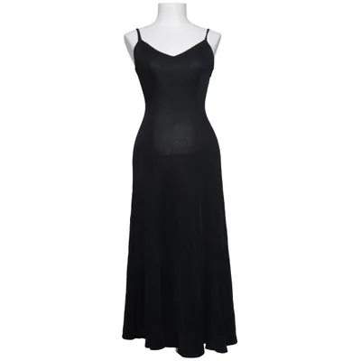 Maxi dress (Black) from Kenzo Jungle Acetate, Polyamide