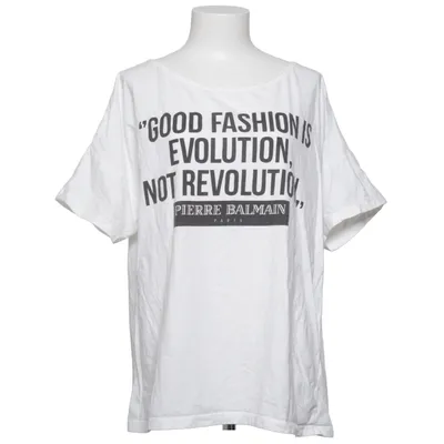 T-shirt (Wit) van Pierre Balmain Katoen