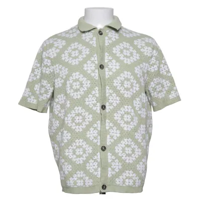 Chemise à manches courtes (Vert, Blanc) de ASOS Design Coton