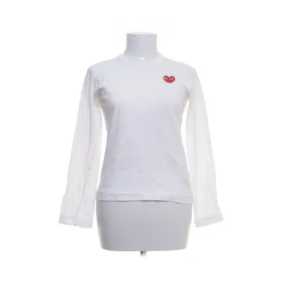 Langærmet t-shirt (Hvid) fra Comme des Garçons PLAY Bomuld