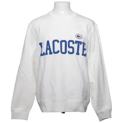 Sweatshirt (Wit, Blauw) van Lacoste Katoen, Elastaan
