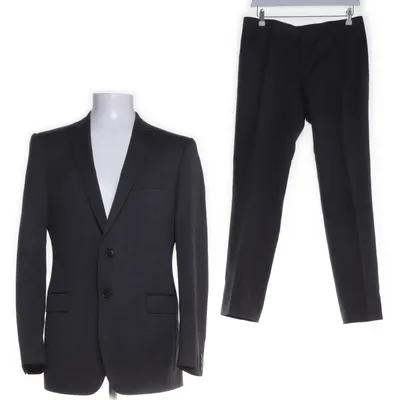 Costume (Gris, Noir) de Dolce & Gabbana Laine