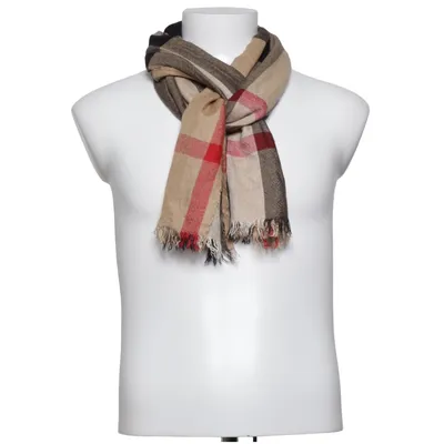 Scarf (Beige, Red, Black) from Burberry