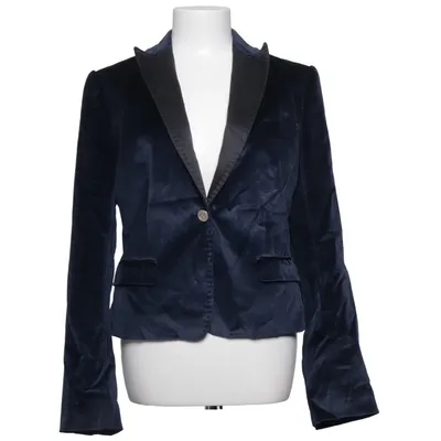 Blazer (Blue) from Dolce & Gabbana Cotton, Elastane, Polyamide, Viscose