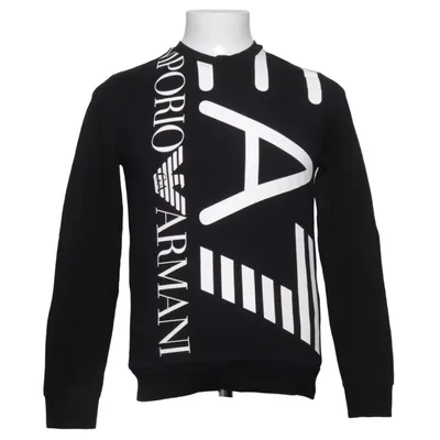 Sweatshirt (Black) from Emporio Armani Cotton, Elastane