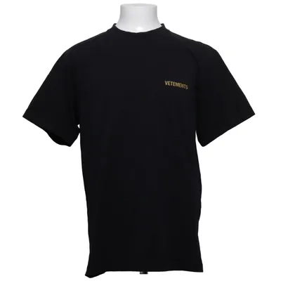 T-shirt (Zwart) van Vetements Katoen