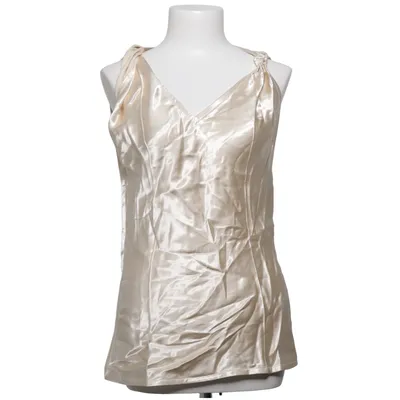 Top (Beige) van Helmut Lang Zijde, Viscose