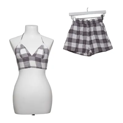 Set (Gray, White) from ASOS Design Cotton, Linen