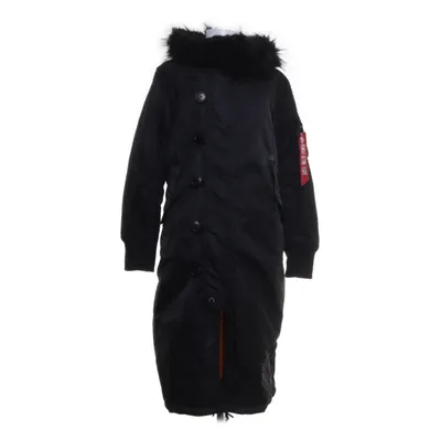 Vinterkappa (Svart) från Alpha Industries Polyester, Pälsimitation, Akryl, Nylon
