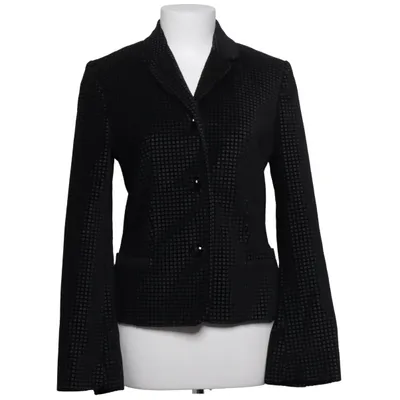Blazer (Black) from Versace Jeans Couture Cotton, Viscose