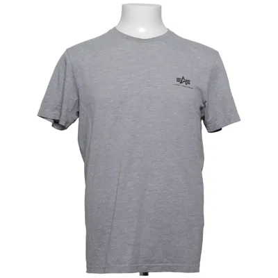 T-shirt (Gray) from Alpha Industries Cotton, Polyester