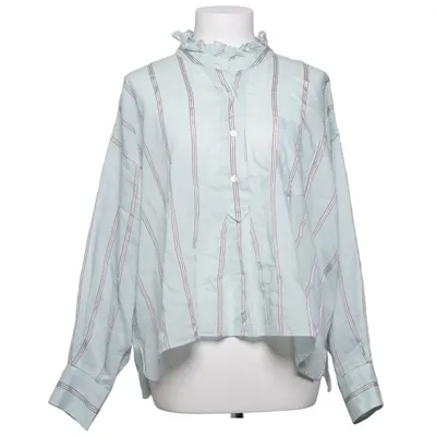 Blus (Turkos, Flerfärgad) från Isabel Marant Étoile Bomull, Silke, Viskos