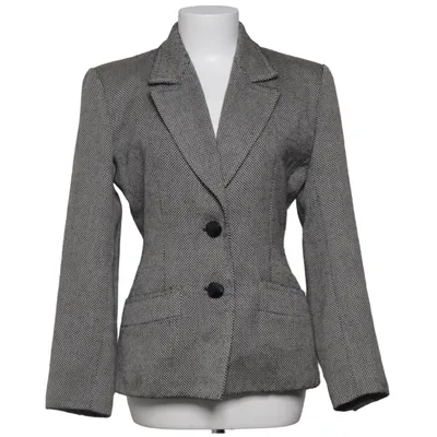 Blazer (Gris, Noir) de Yves Saint Laurent Acétate, Cupro