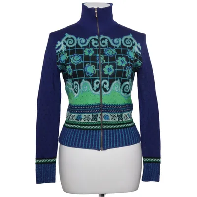 Cardigan (Blue, Green, Black) from Kenzo Jungle Acetate, Acrylic, Wool