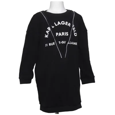 Collegetröja (Svart, Vit) från Karl Lagerfeld Kids Bomull, Elastan, Polyester