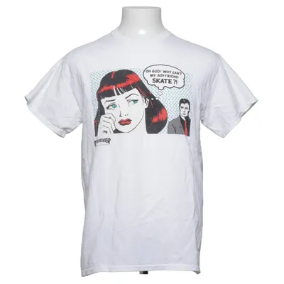 T-shirt (Wit) van Thrasher Katoen