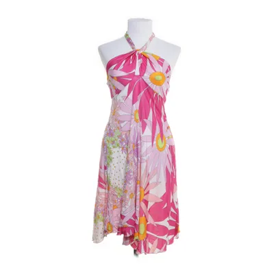 Halterneck-kjole (Pink, Flerfarvet) fra Versace Jeans Couture Viscose