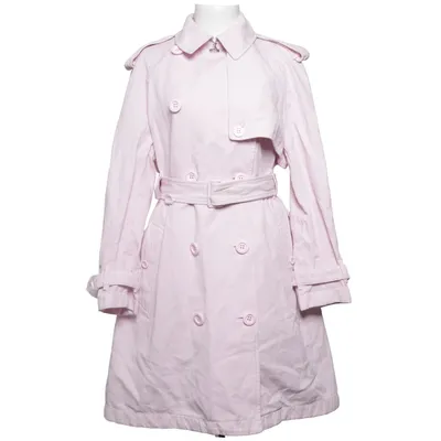 Trench coat (Pink) from Burberry Cotton, Linen