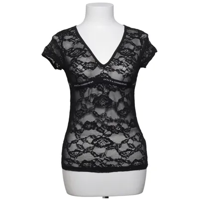 Top (Sort) fra Dolce & Gabbana Underwear Elastan, Polyamid