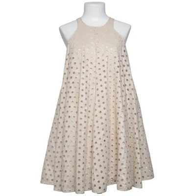 Jurk (Beige) van Red Valentino Acetaat, Katoen, Cupro, Polyamide, Polyester, Viscose